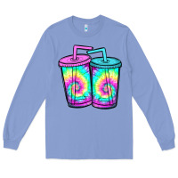 Colony Blue tie dye loaded tea Long Sleeve Tee - JahusDesignShop