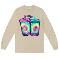 Mushroom tie dye loaded tea Long Sleeve Tee - JahusDesignShop