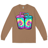 Toasted Coconut tie dye loaded tea Long Sleeve Tee - JahusDesignShop