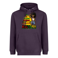 Plum i am black history juneteenth Heavyweight Hoodie - CowGirlArtShop