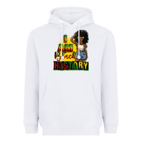 White i am black history juneteenth Heavyweight Hoodie - CowGirlArtShop