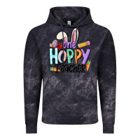 Cloud Black one hoppy teacher Vintage Hoodie - MaliasSmallBusiness
