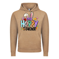 Vintage Coffee one hoppy teacher Vintage Hoodie - MaliasSmallBusiness