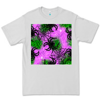 Halloween Spider Green Leopard Seamless Pattern Premium Tee | Teevron