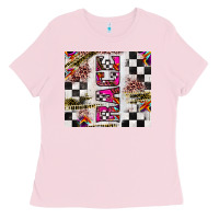 Bubblegum Pink race Ladies Tee - JahusDesignShop
