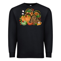 Black fall heart Premium Sweatshirt - CowGirlArtShop