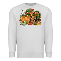 Dove Grey fall heart Premium Sweatshirt - CowGirlArtShop