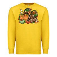 Lemon fall heart Premium Sweatshirt - CowGirlArtShop