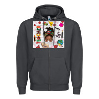 Smoke afro teacher life Zipper Hoodie - NancyCooperArtShop