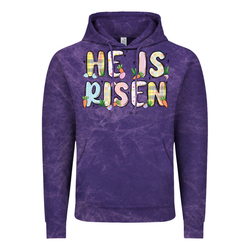 He Is Risen Vintage Hoodie by MaliasSmallBusiness | Teevron
