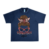 Navy gymnastics mom Urban Heavy Tee - MaliasSmallBusiness