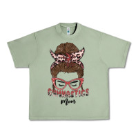 Oil Green gymnastics mom Urban Heavy Tee - MaliasSmallBusiness