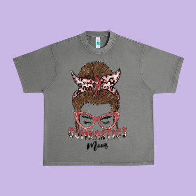 Gymnastics Mom Urban Heavy Tee Designed By Maliassmallbusiness