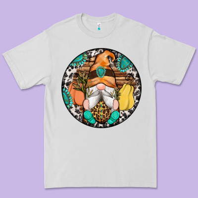 Fall Gnomes Round Earrings 1 Premium Tee Designed By Artiststas