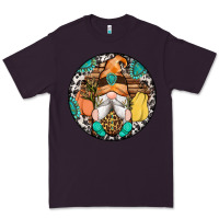 Plum fall gnomes round earrings 1 Premium Tee - Artiststas