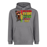 Storm juneteenth breaking every chain since 1865 woman f Heavyweight Hoodie - CowGirlArtShop