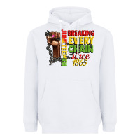 Juneteenth Breaking Every Chain Since 1865 Woman F Heavyweight Hoodie | Teevron