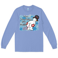 Colony Blue how snowflakes are made winter christmas Long Sleeve Tee - MaliasSmallBusiness