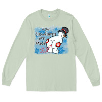 Matcha how snowflakes are made winter christmas Long Sleeve Tee - MaliasSmallBusiness
