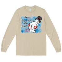 Mushroom how snowflakes are made winter christmas Long Sleeve Tee - MaliasSmallBusiness