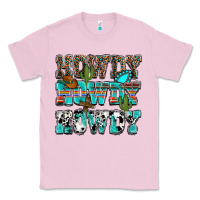 Bubblegum Pink western howdy howdy howdy Classic Tee - NancyCooperArtShop