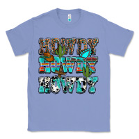 Colony Blue western howdy howdy howdy Classic Tee - NancyCooperArtShop