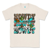 Natural western howdy howdy howdy Classic Tee - NancyCooperArtShop