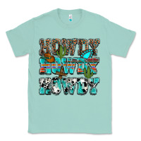 Seafoam western howdy howdy howdy Classic Tee - NancyCooperArtShop