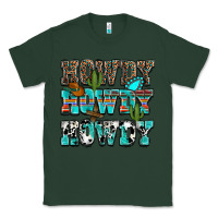 Sports Green western howdy howdy howdy Classic Tee - NancyCooperArtShop