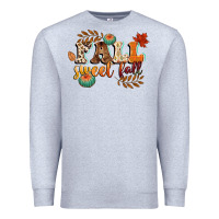 Heather Grey fall sweet fall Premium Sweatshirt - CowGirlArtShop
