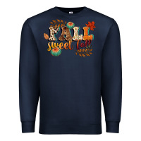 Navy fall sweet fall Premium Sweatshirt - CowGirlArtShop
