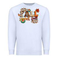 White fall sweet fall Premium Sweatshirt - CowGirlArtShop
