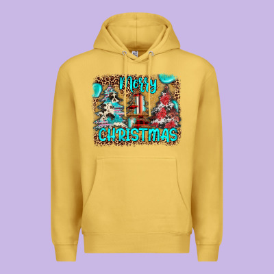 Merry Christmas Premium Hoodie Designed By Jahusdesignshop