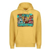 Antique Gold merry christmas Premium Hoodie - JahusDesignShop