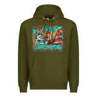 Army Green merry christmas Premium Hoodie - JahusDesignShop