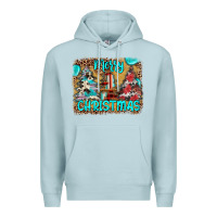 Blue Mist merry christmas Premium Hoodie - JahusDesignShop