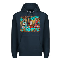 Navy merry christmas Premium Hoodie - JahusDesignShop