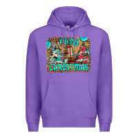 Purple merry christmas Premium Hoodie - JahusDesignShop