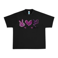 Black peace love dance Urban Heavy Tee - MaliasSmallBusiness