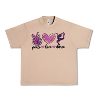 Burro peace love dance Urban Heavy Tee - MaliasSmallBusiness