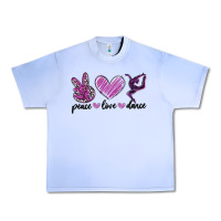 Peace Love Dance Urban Heavy Tee | Teevron