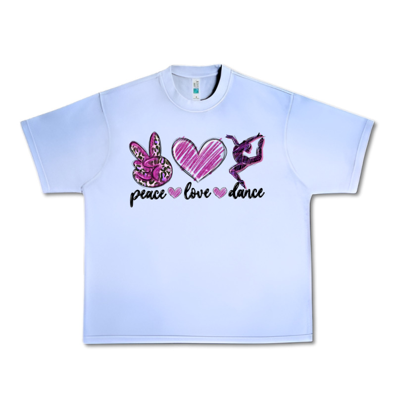 Peace Love Dance Urban Heavy Tee by MaliasSmallBusiness | Teevron