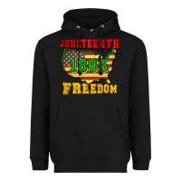 Black juneteenth 1865 freedom Heavyweight Hoodie - CowGirlArtShop