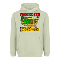 Matcha juneteenth 1865 freedom Heavyweight Hoodie - CowGirlArtShop