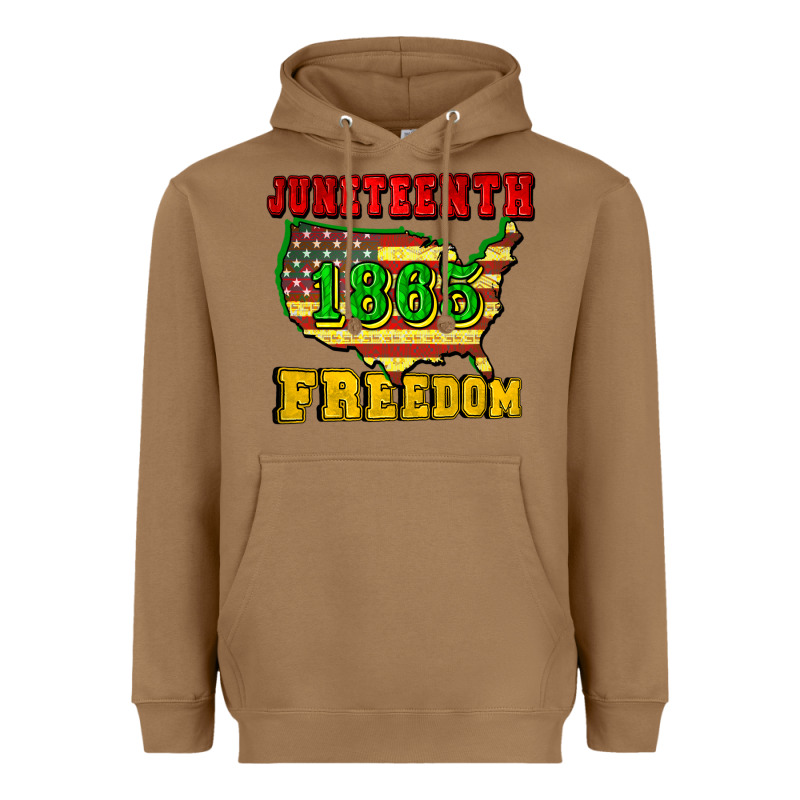 Juneteenth 1865 Freedom Heavyweight Hoodie by CowGirlArtShop | Teevron