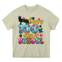 Mossy happy 100th days of school cat Heavy Core Tee - Artiststas