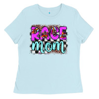 Baby Blue race mom Ladies Tee - JahusDesignShop