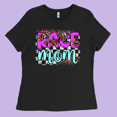 Race Mom Ladies Tee Designed By Jahusdesignshop