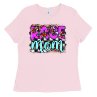 Bubblegum Pink race mom Ladies Tee - JahusDesignShop