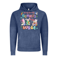 Vintage Denim every favorite bunnys nurse Vintage Hoodie - MaliasSmallBusiness